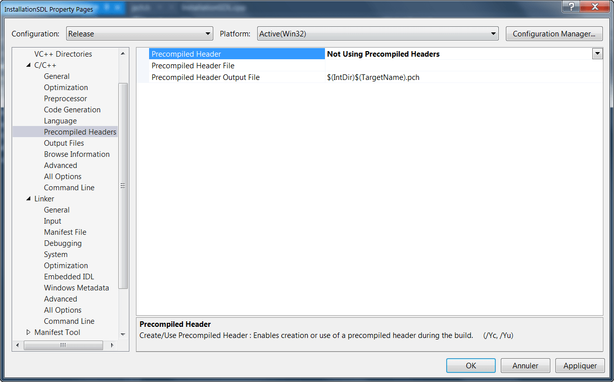 remove precompiled headers