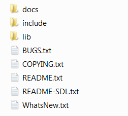 SDL2 compiled for windows